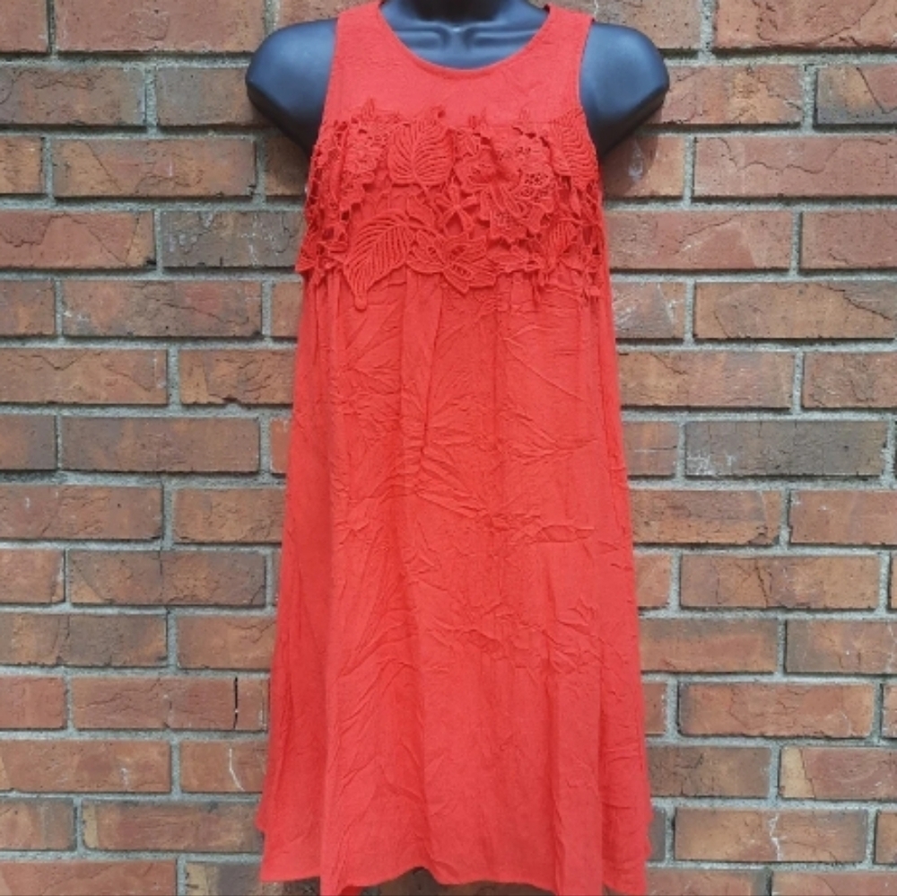 Woman's Boutique Dress Trendy Fashion - Spring/summer dress - Womans SMALL - RED